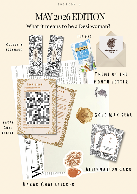 The May Issue - One-Time Brown Girl Club Letter