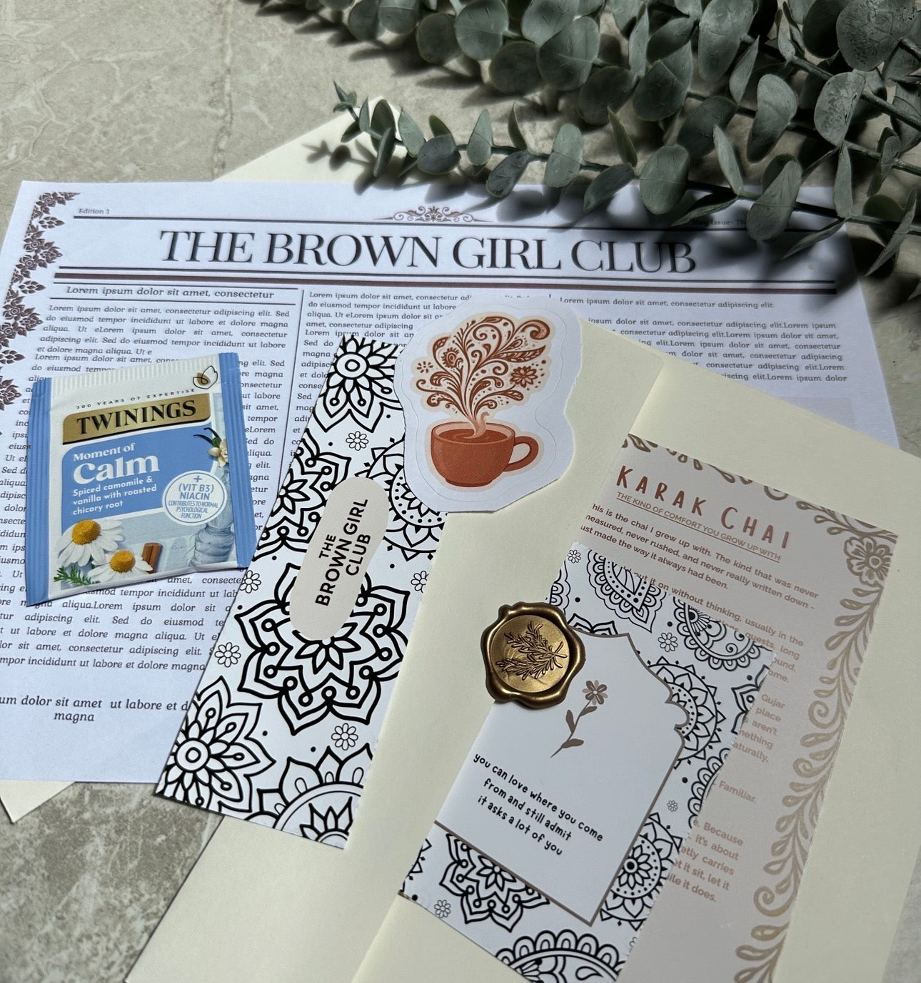 Monthly Letter Subscription